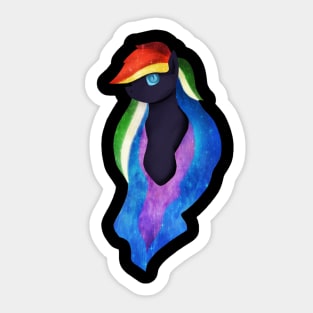 Nightmare Ponies Mane 6 - Rainbow Dash Sticker